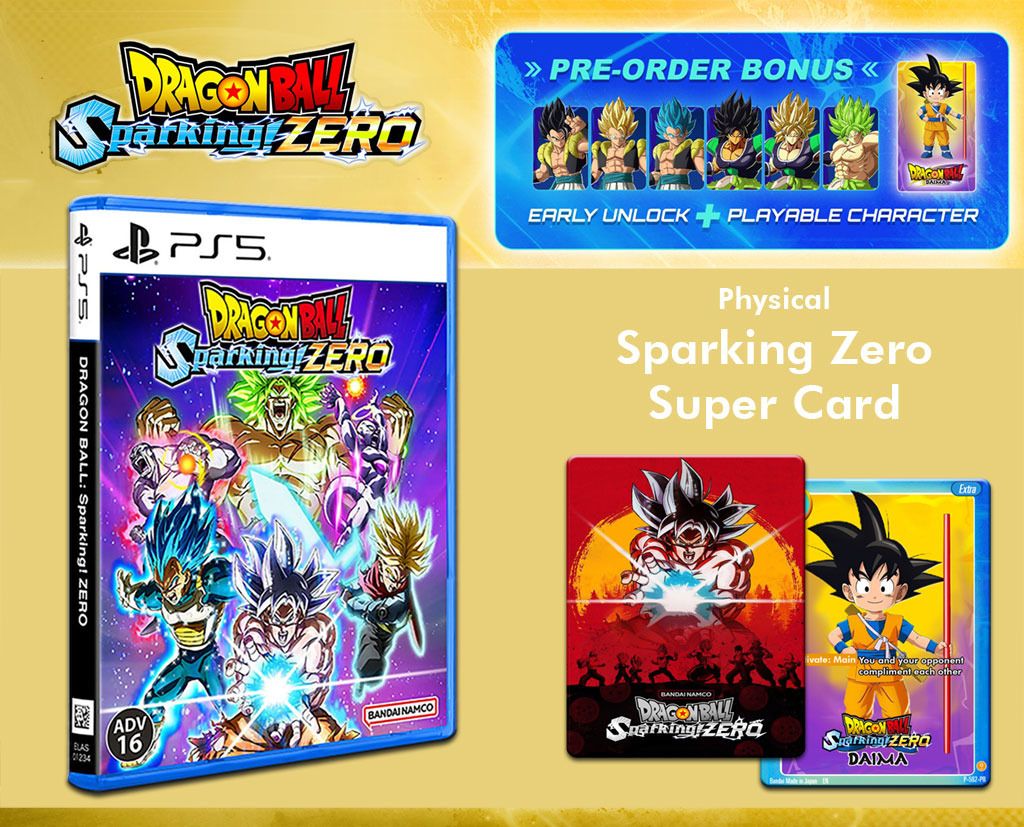 Steelbook Dragon Ball Sparking! ZERO – Édition Premium Collector Exclusive – Bandai 2024