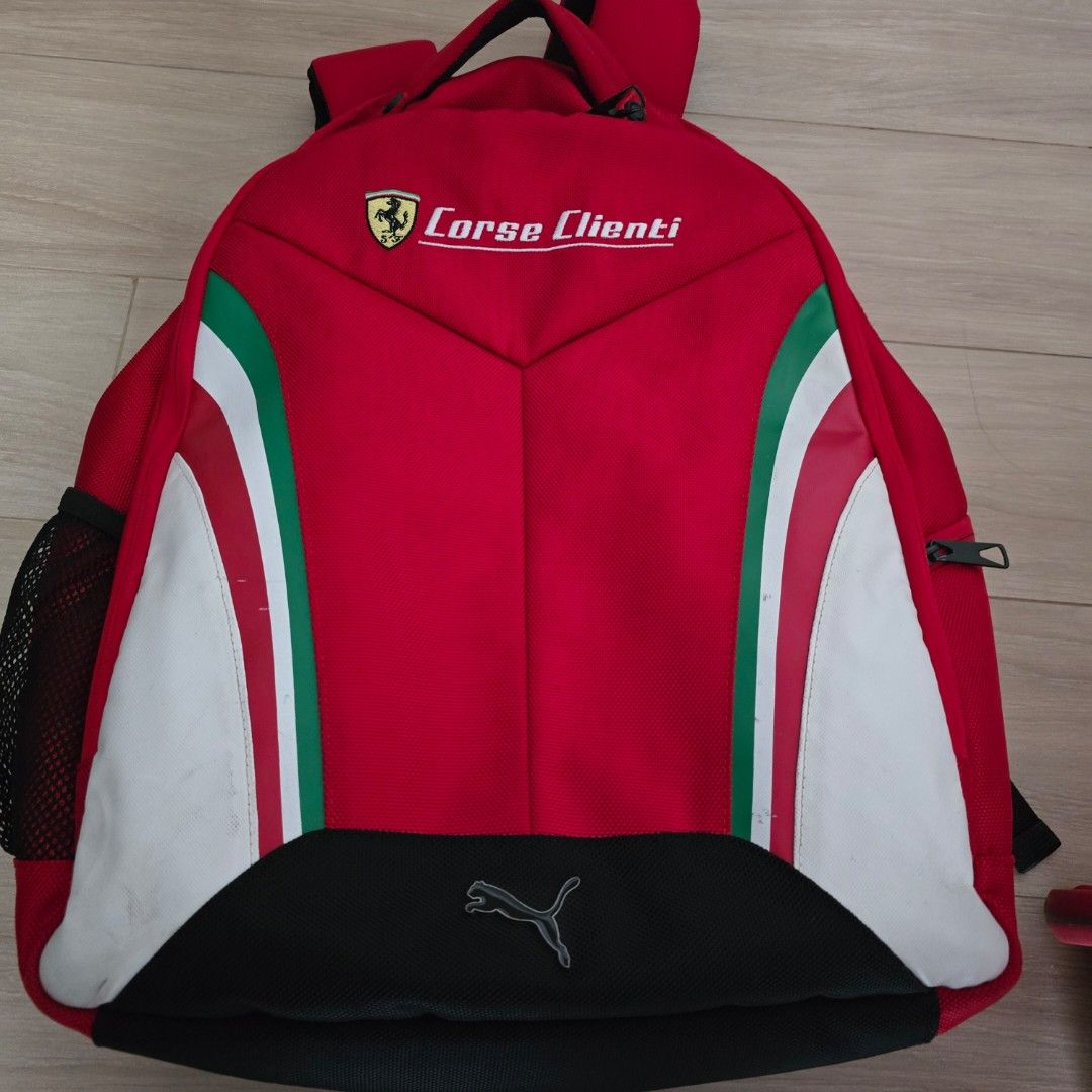 Ferrari Team Issue Luggage Bag + Backpack Corse Clienti, Hobbies & Toys,  Travel, Luggage on Carousell