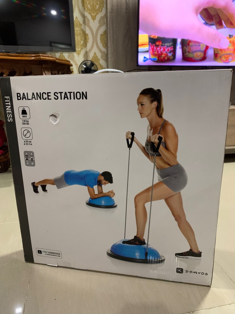 Fitness reversible balance station, Sports Equipment, Exercise ...