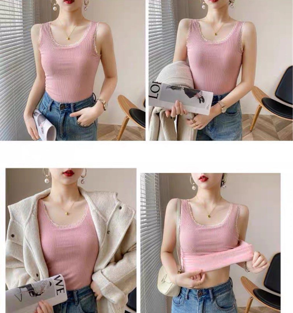 Fleece tank top