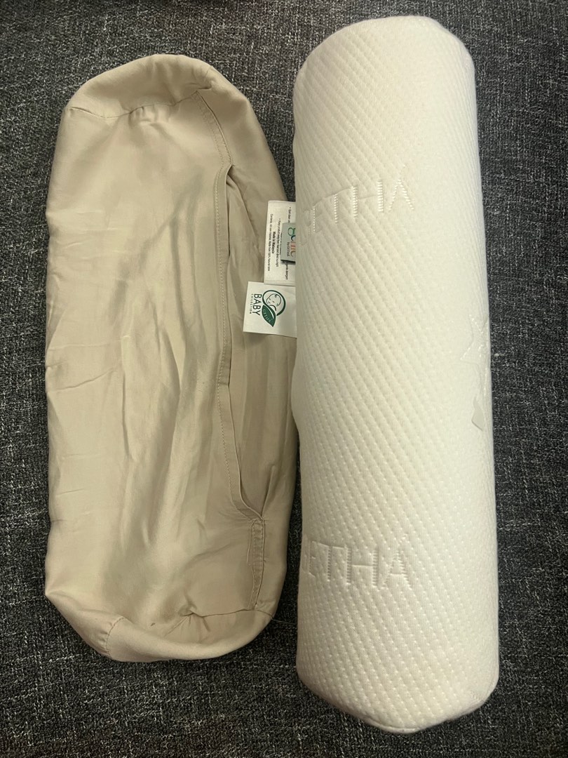 Getha Baby Latex Bolster 100% Natural Latex Kid Pillow, Babies