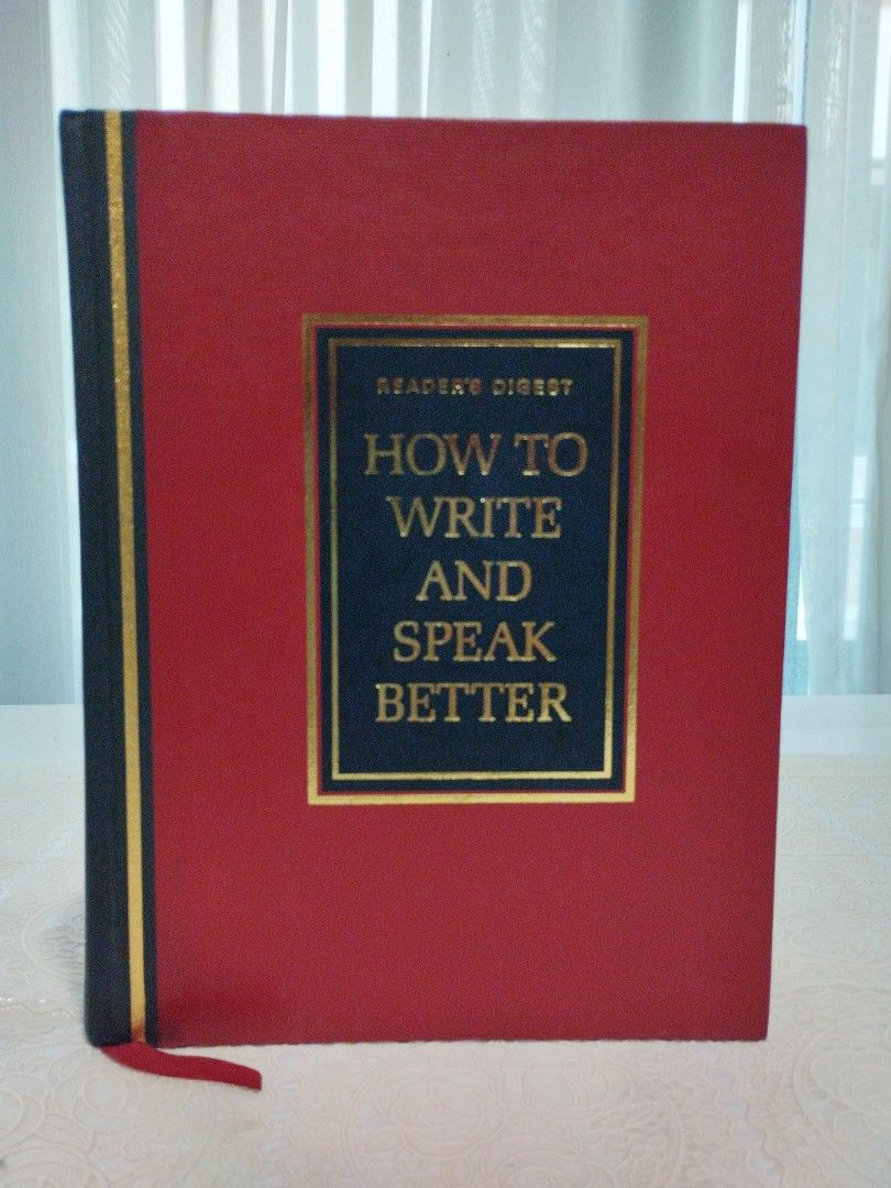 How To Write And Speak Better (Limited Edition) by Readers Digest ...
