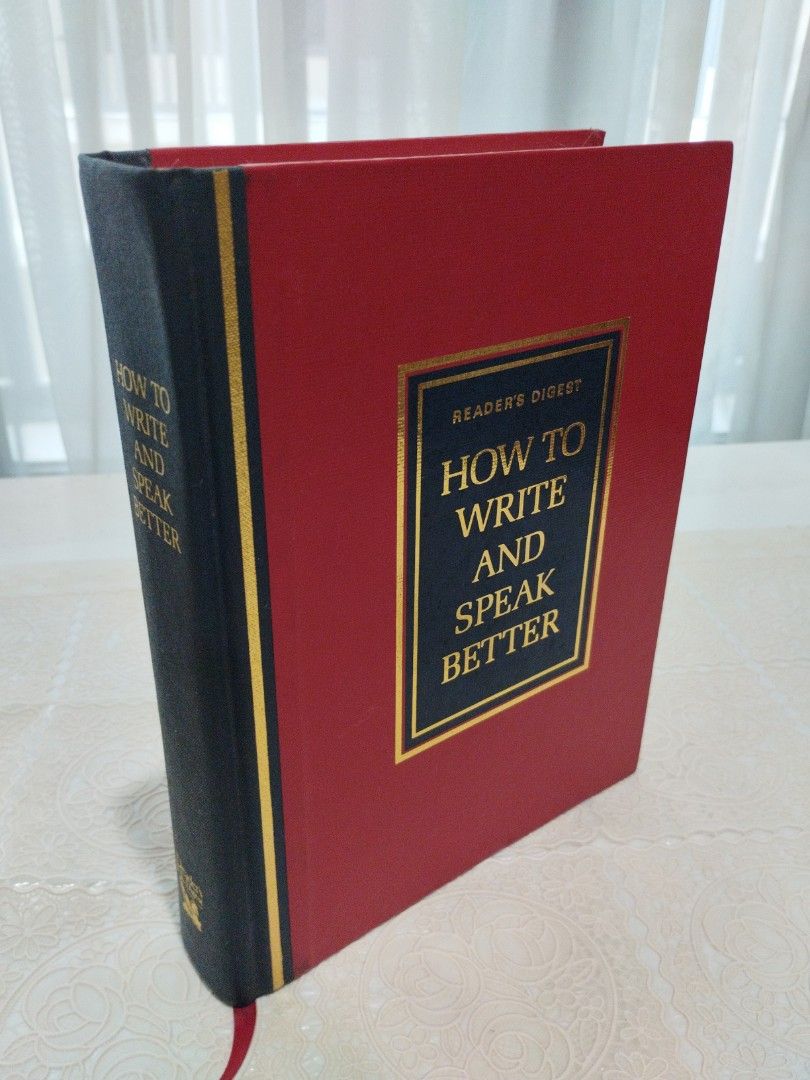 How To Write And Speak Better (Limited Edition) by Readers Digest ...