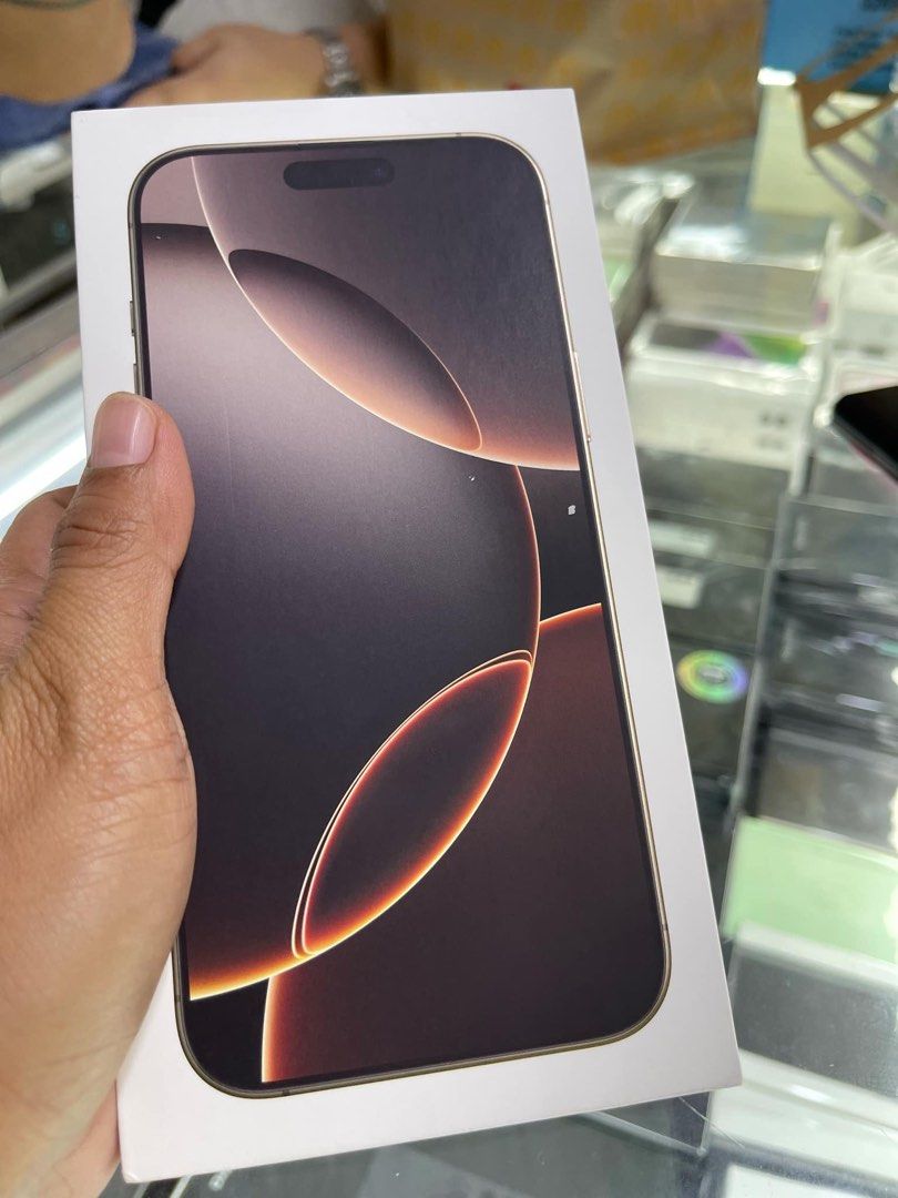 Iphone 16 pro 128gb brand new sealed (Category: iPhone 16 Series) located in Manila. Submitted by nuludjasmi59028 (Listing ID 1329727286, Image 2). Description: Iphone 16 pro 128gb Brand new sealed Factory unlocked Hk variant.