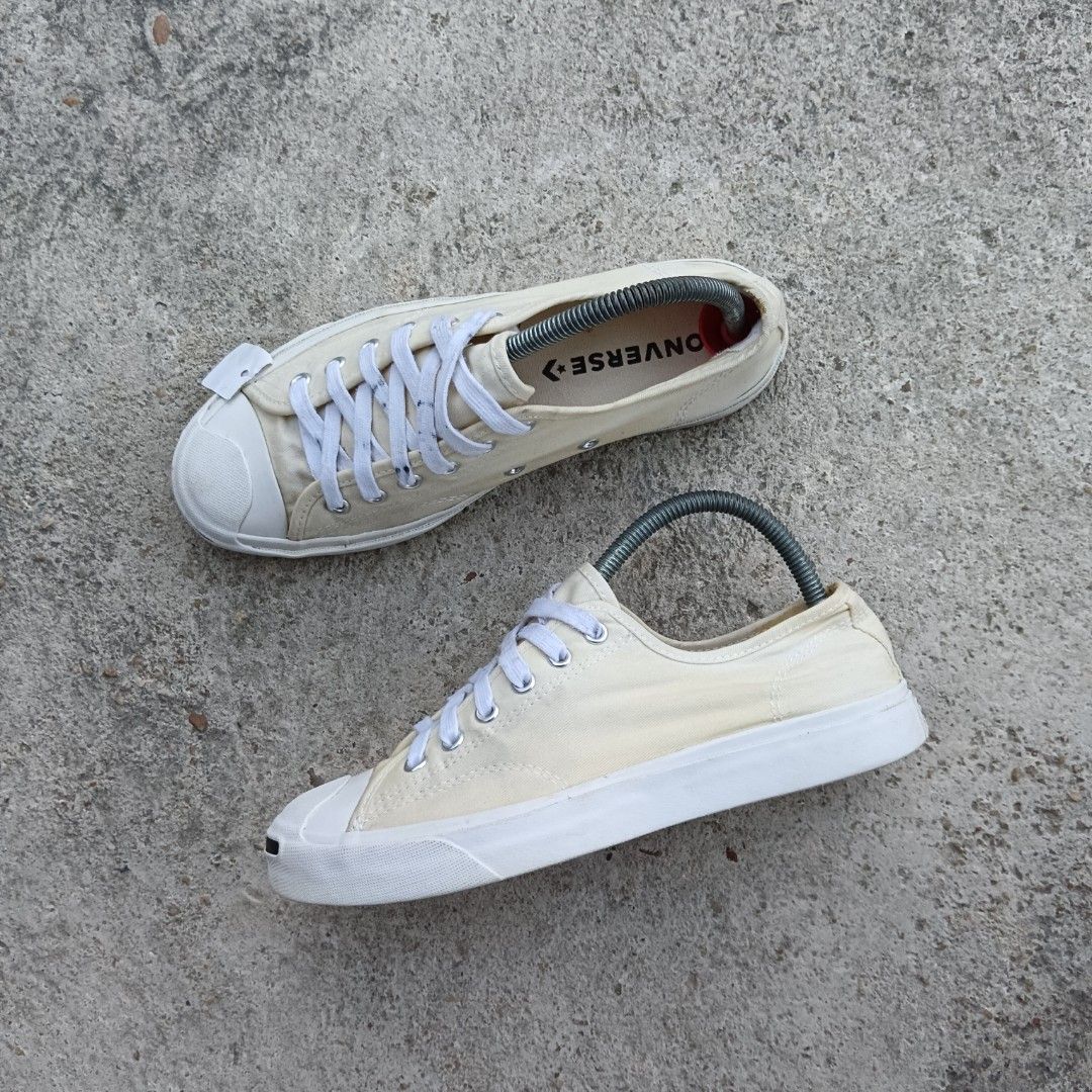 Jack Purcell Classic L0w White Cream 5.5UK 24.5cm RM1OO Men s Fashion Footwear Sneakers on Carousell