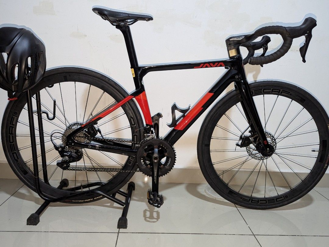Java Vesuvio Roadbike disc brakes size 48 with Integrated handlebar ...