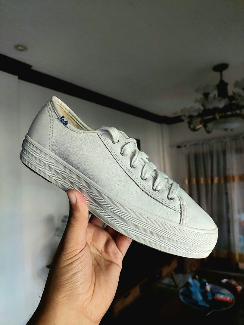 KEDS Chillax Leather WHT Men s Fashion Footwear Sneakers on Carousell