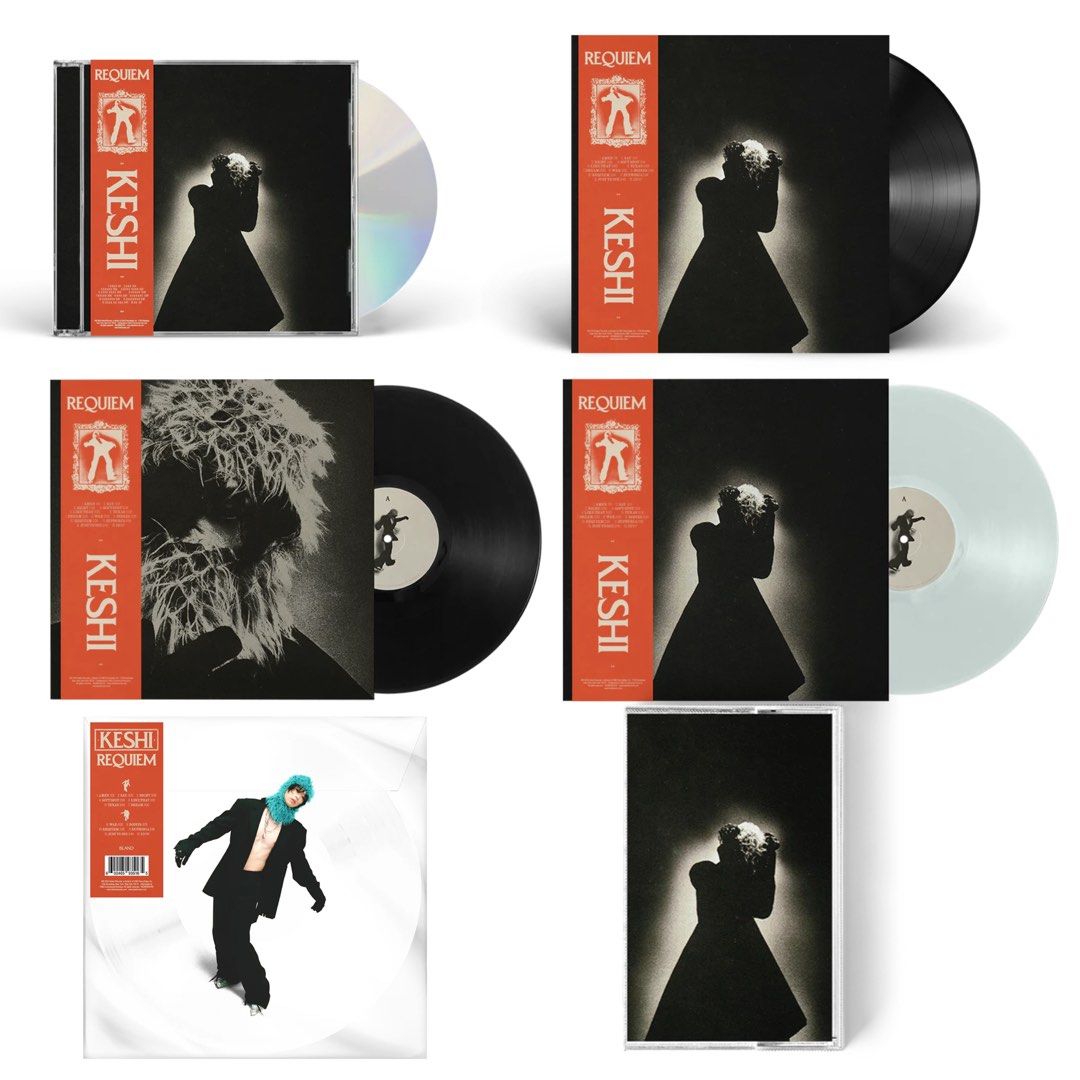 訂購) keshi Requiem簽名卡Signed Art Card+CD/Vinyl/Alternate Cover Vinyl/Premium  Vinyl/Spotify Fan First Picture Disc/Standard Cassette, 興趣及遊戲, 音樂、樂器& 配件,  音樂與媒體-