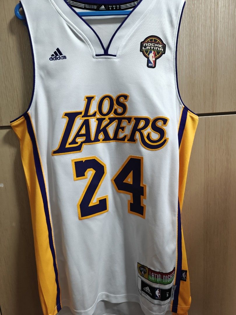 Kobe bryant Latin night los Angeles Lakers NBA jersey authentic