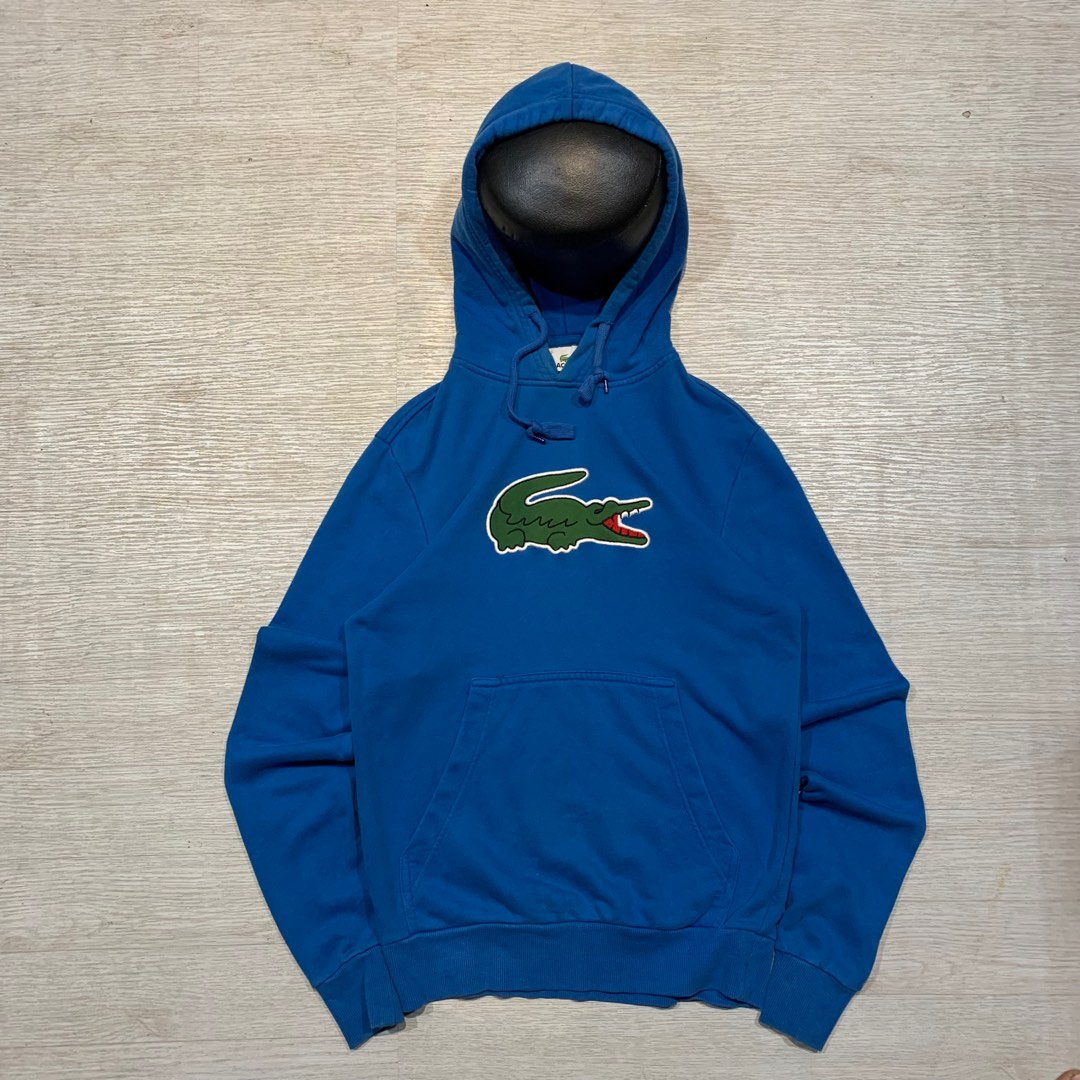 Lacoste Big Logo Hoodie Men s Fashion Tops Sets Hoodies on Carousell