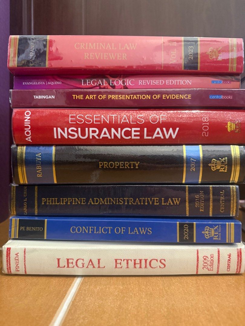 Law books (Category: Textbooks) located in Manila. Submitted by blanknwhite (Listing ID 1329732507, Image 2). Description: For sale! ‼️‼️ Brand new , some minimal highlights to no markings J.G Chan 2017 Vol 2 (P 1500) Legaspi Civil Procedure 2022 (P 1,400) Riano Civil Procedure 2019 Vol 2 (P 1200) Riano Criminal Procedure Bar Lecture Series 2016 (P1,200) Parlade ADR (P1,300) Jurad Obligations and Contract 2010 (P500) De Leon Negotiable Instrument