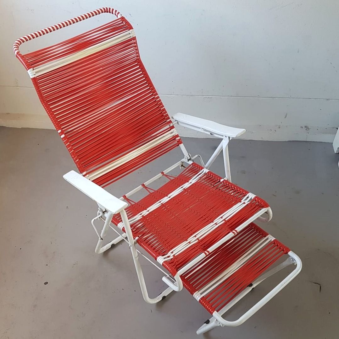 Moma Design Spaghetti Beach Chair Poltrona Spaghetti Blu Ottanio Fiam