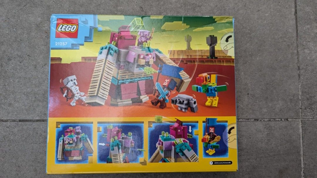 Lego minecraft legends (Category: Lego & Building Sets) located in Valenzuela. Submitted by scarletangel35 (Listing ID 1329716672, Image 2). Description: original LEGO RFS: decluttering and may konti upi un box.