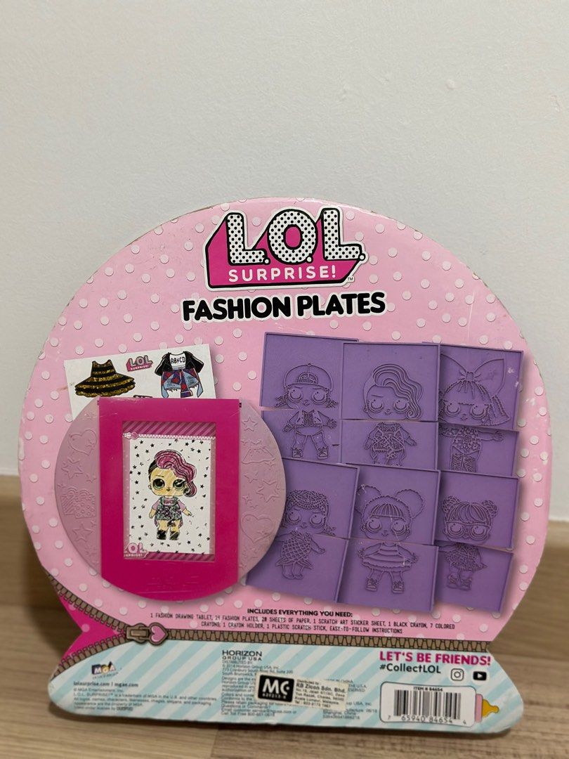 LOL surprise fashion plates Hobbies Toys Toys Games on Carousell