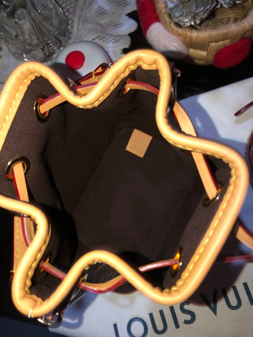 Louis Vuitton nano noe monogram (Category: Luxury Bags & Wallets) located in Meycauayan. Submitted by miletteaqu82717 (Listing ID 1329718020, Image 3). Description: Coded Very good condition.