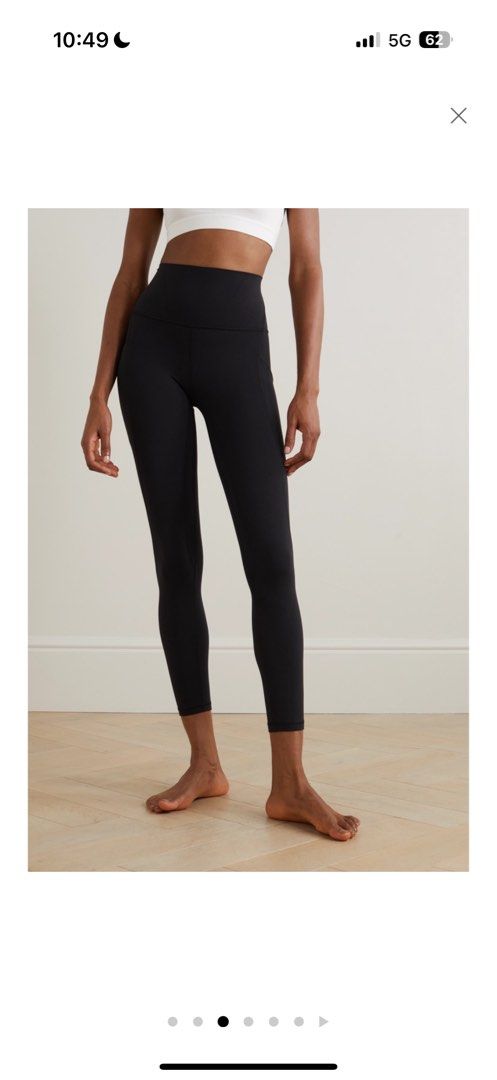 lululemon Align High Rise Leggings with Pockets 25 in BLACK