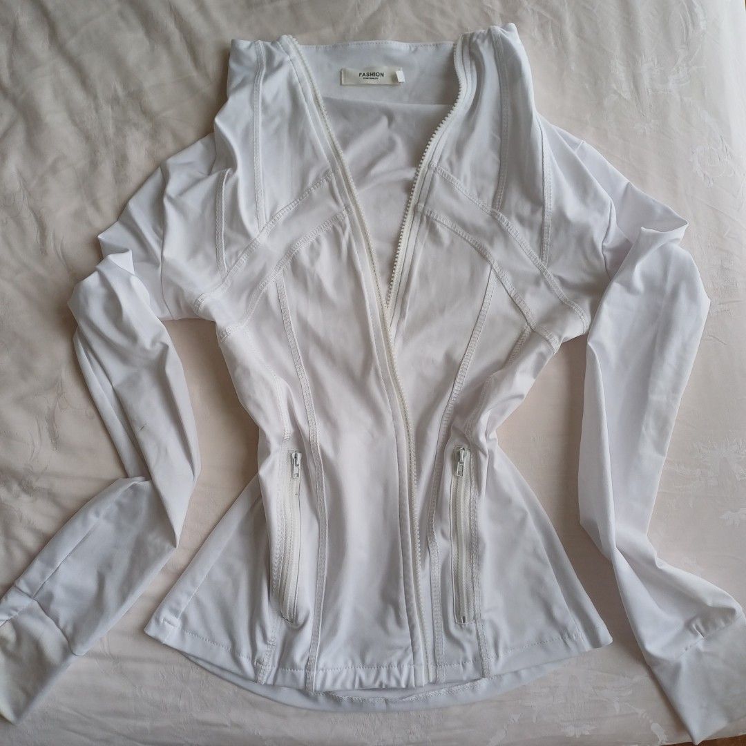 Lululemon dupe white jacket