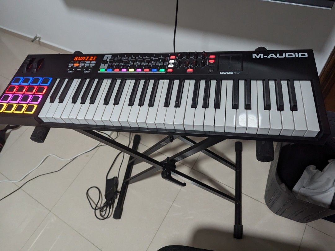 M-audio code49 (Category: Musical Instruments) located in Singapore. Submitted by ninjaturtles123 (Listing ID 1329815639, Image 2). Description: good condition wanted to start but don't have the time.