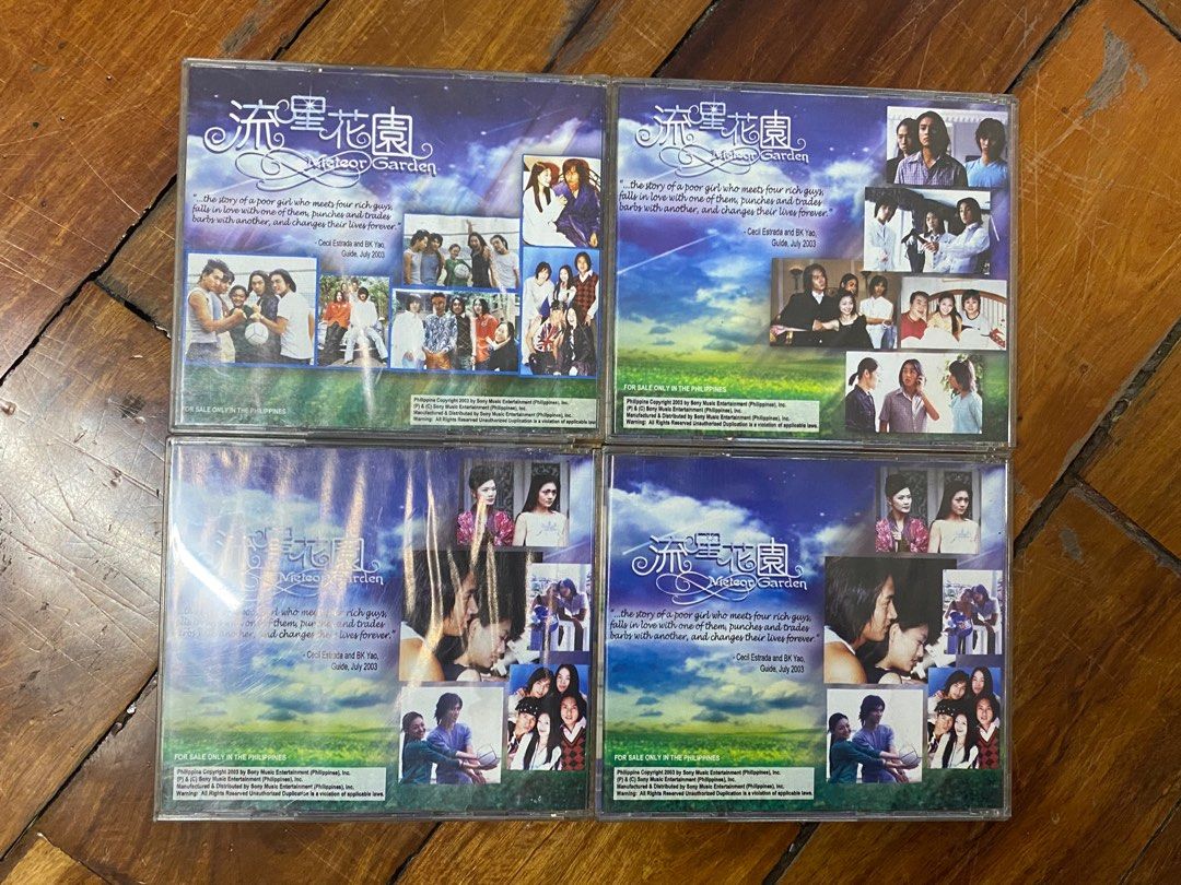 METEOR GARDEN TV SERIES - Philippines Original Movie Video CD VCD ...