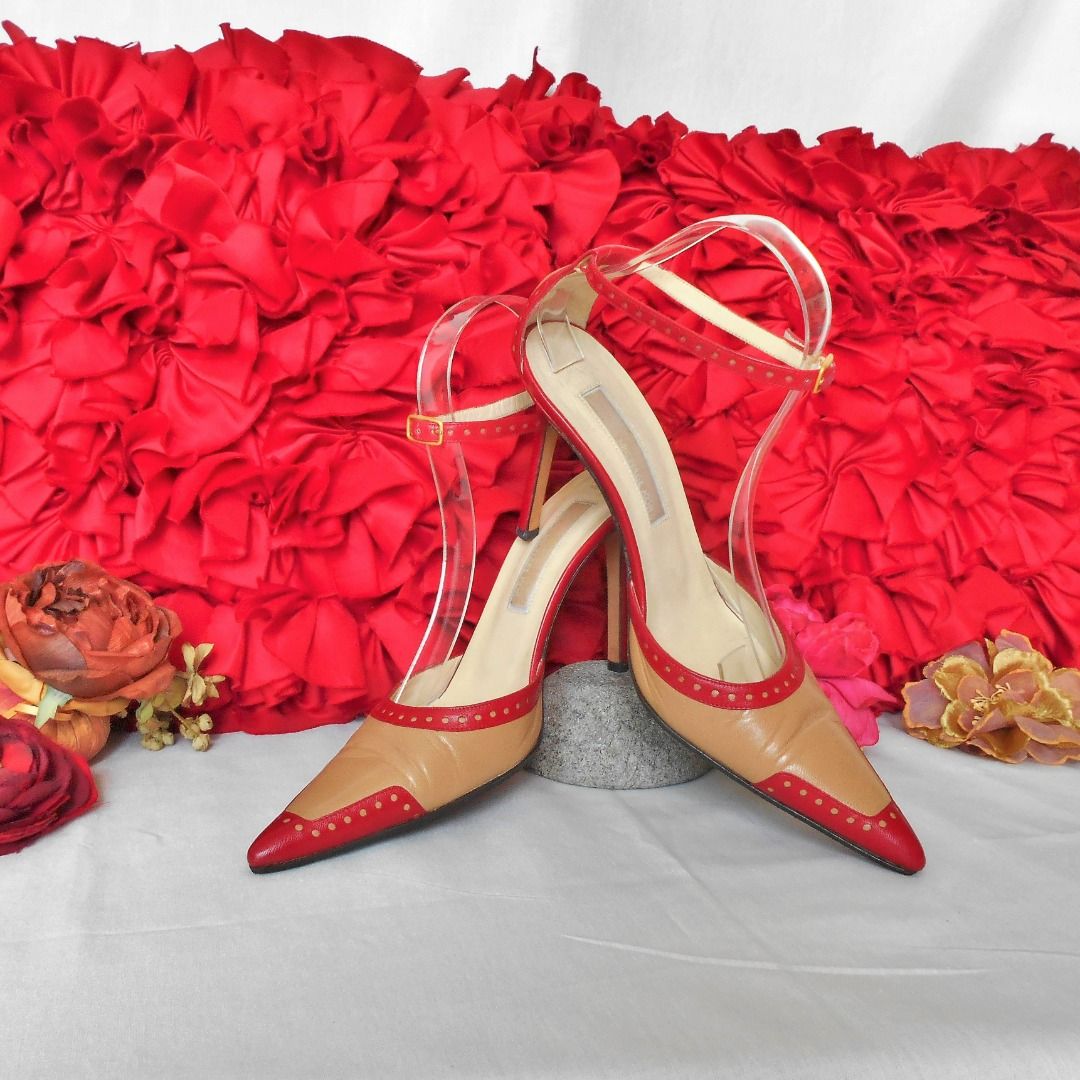 Michael kors red heels best sale