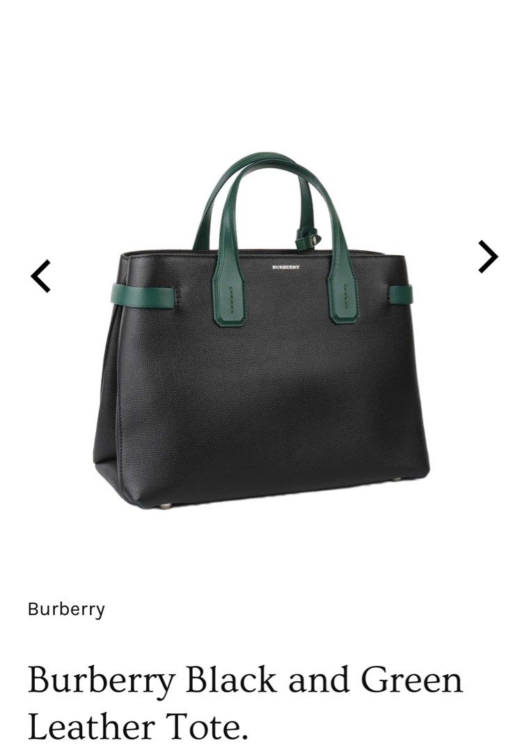 [Negotiable] Original Burberry Bag (Category: Luxury Bags & Wallets) located in Lucena. Submitted by dianneco (Listing ID 1329748917, Image 1). Description: Reference: https://votreluxe.com.au/products/burberry-black-and-green-leather-tote.