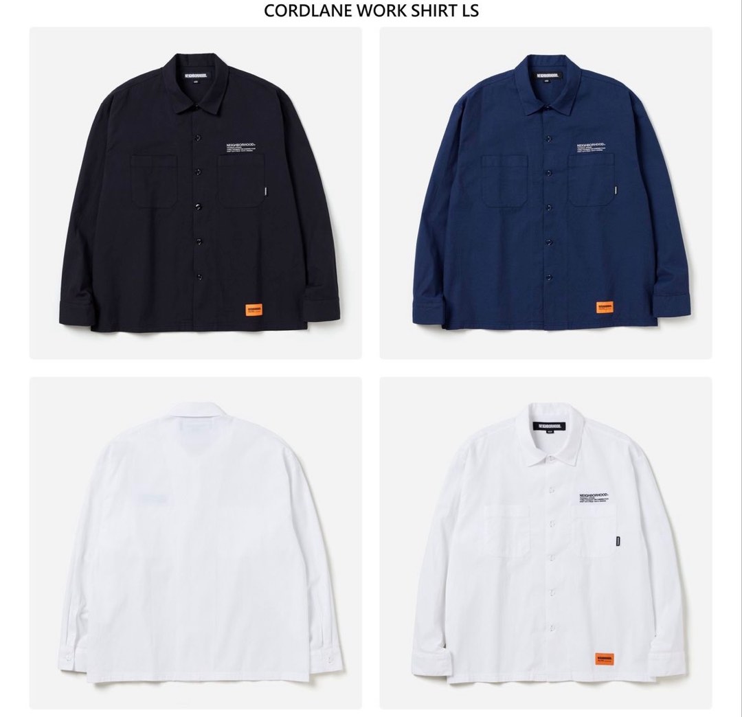 NEIGHBORHOOD CORDLANE WORK SHIRT LS（Neighborhood Work Shirt