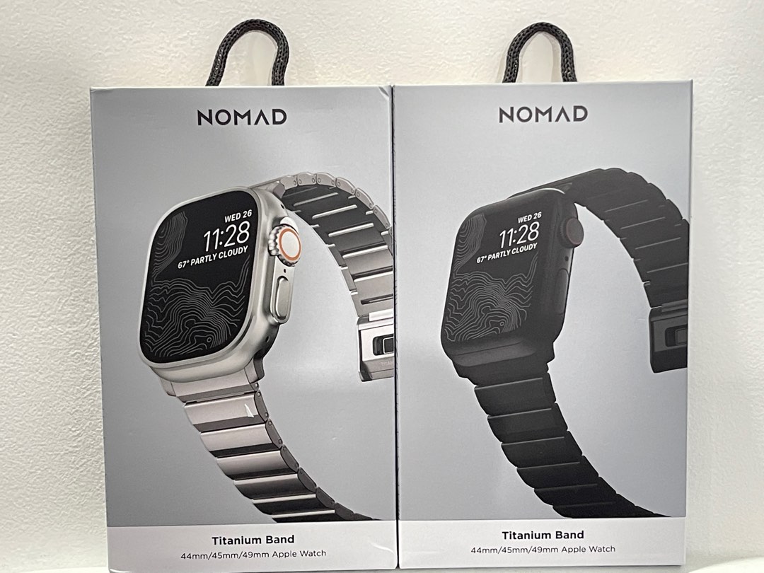 Apple Watch 7 45mm チタニウム&NOMAD チタニウムバンド NOMAD