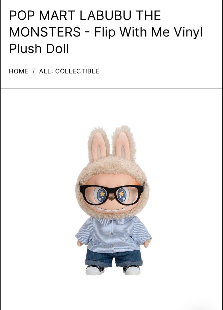 THE MONSTERS - FLIP WITH ME Vinyl Plush Doll – Springer Garden