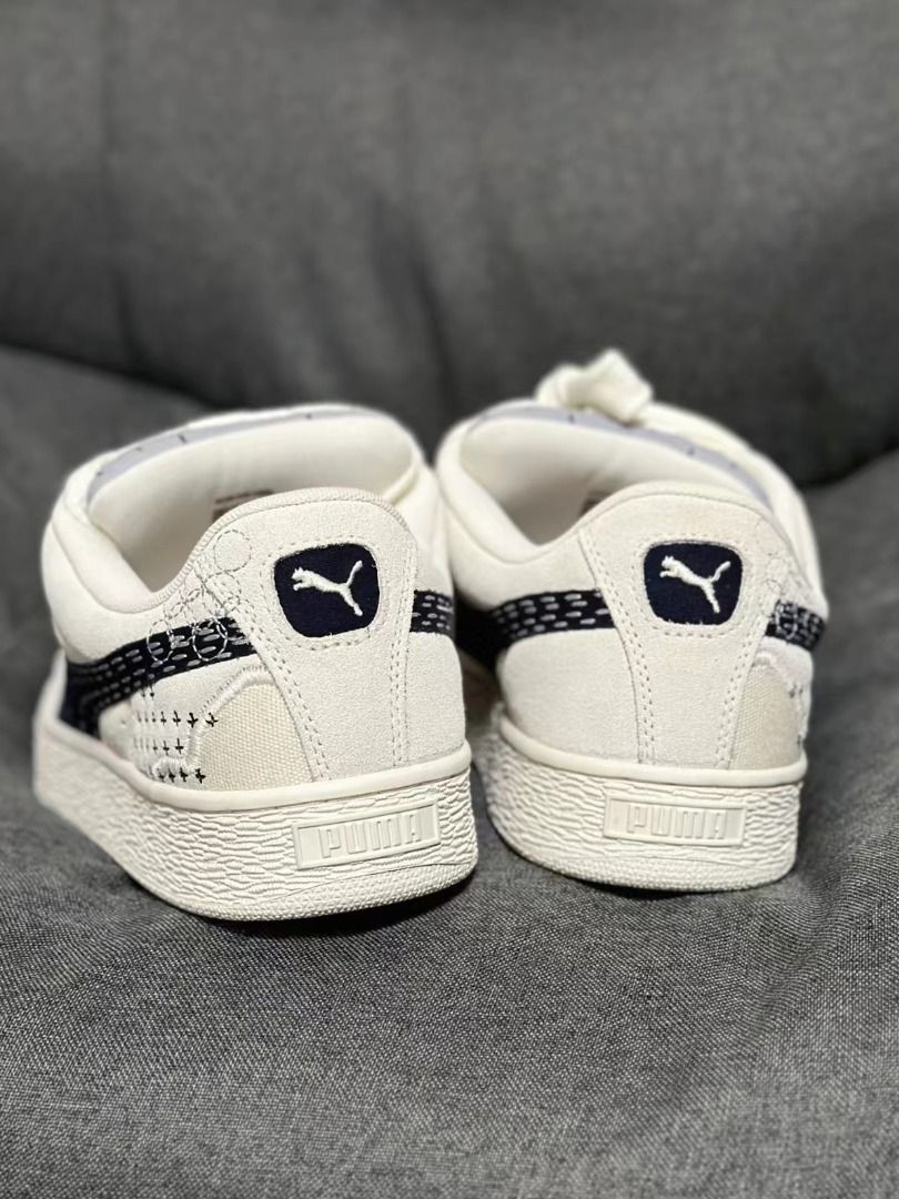 PUMA Suede XL 'Beige Black', Women's Fashion, Footwear, Sneakers