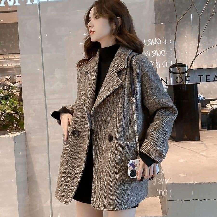 Warm blazer jacket top