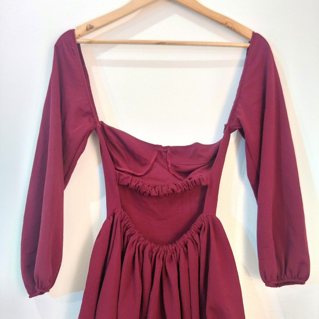 Red Backless Dress Party Date (Category: Dresses) located in Quezon City. Submitted by kuku_lhn (Listing ID 1329743278, Image 2). Description: ‼️ ALL PICTURES POSTED ‼️ 💠₱150.00 (Fixed Price)💠 📦Shipped via Lalamove Fits XS-LARGE 📍 Manhattan Parkway Tower 1 (Cubao, QC).