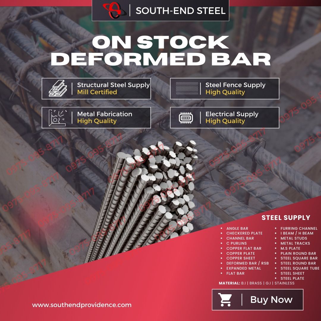 Reinforcing Steel Bars / Corrugated Rebar / Deformed Bar Grade 33 / RSB