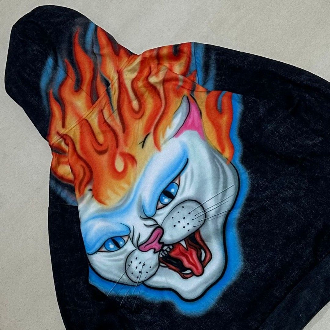 Ripndip Hell Ride Hoodie Not Stussy Carhartt Supreme Undercover CDG Neighborhood Wtaps Human Made BAPE Fucking