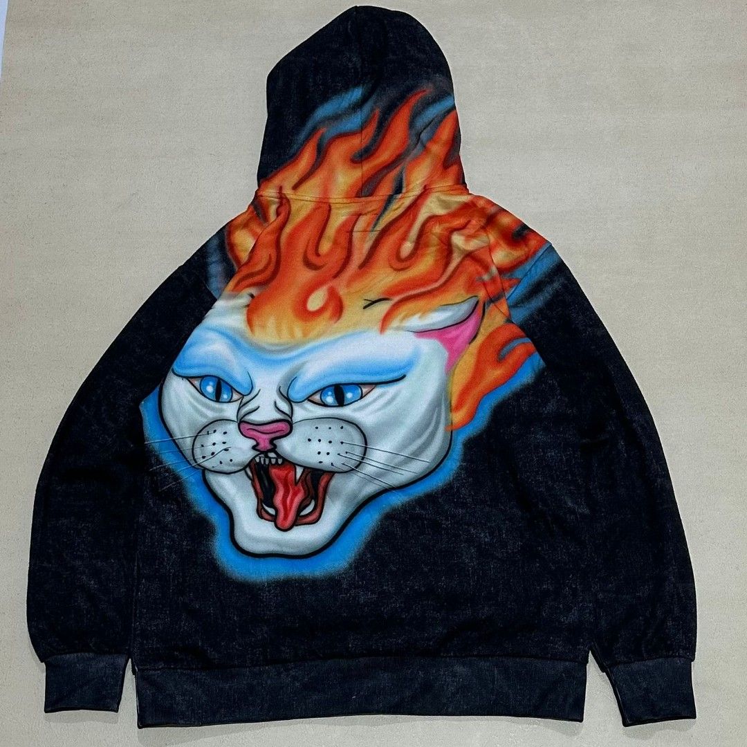 Ripndip Hell Ride Hoodie Not Stussy Carhartt Supreme Undercover CDG Neighborhood Wtaps Human Made BAPE Fucking