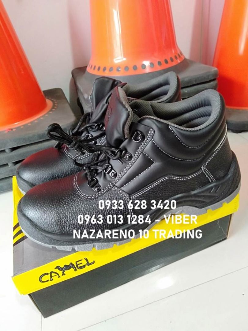 Camel safety shoes high cut hot sale