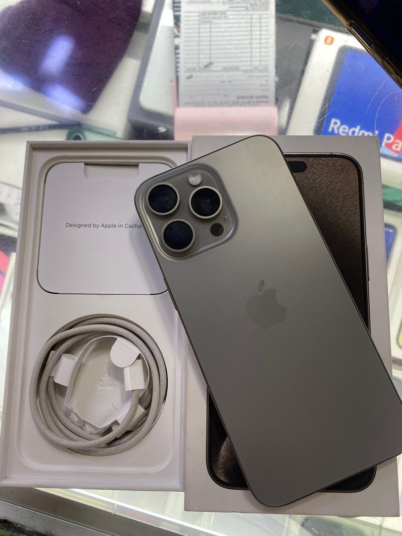 Secondhand iPhone 15 Promax 512gb (Category: iPhone 15 Series) located in Manila. Submitted by orlandotub99548 (Listing ID 1329741609, Image 3). Description: Available iPhone 16 Pro Max 512gb Secondhand Natural titanium See pictures for more details pick up point in Greenhills Shopping center 📌weCod door to door 📌we ship nationwide via LBC 📌we accept gcash 📌we accept bank transfer 📌we accept ggives For inquiry contact: 09673157499/0927726832