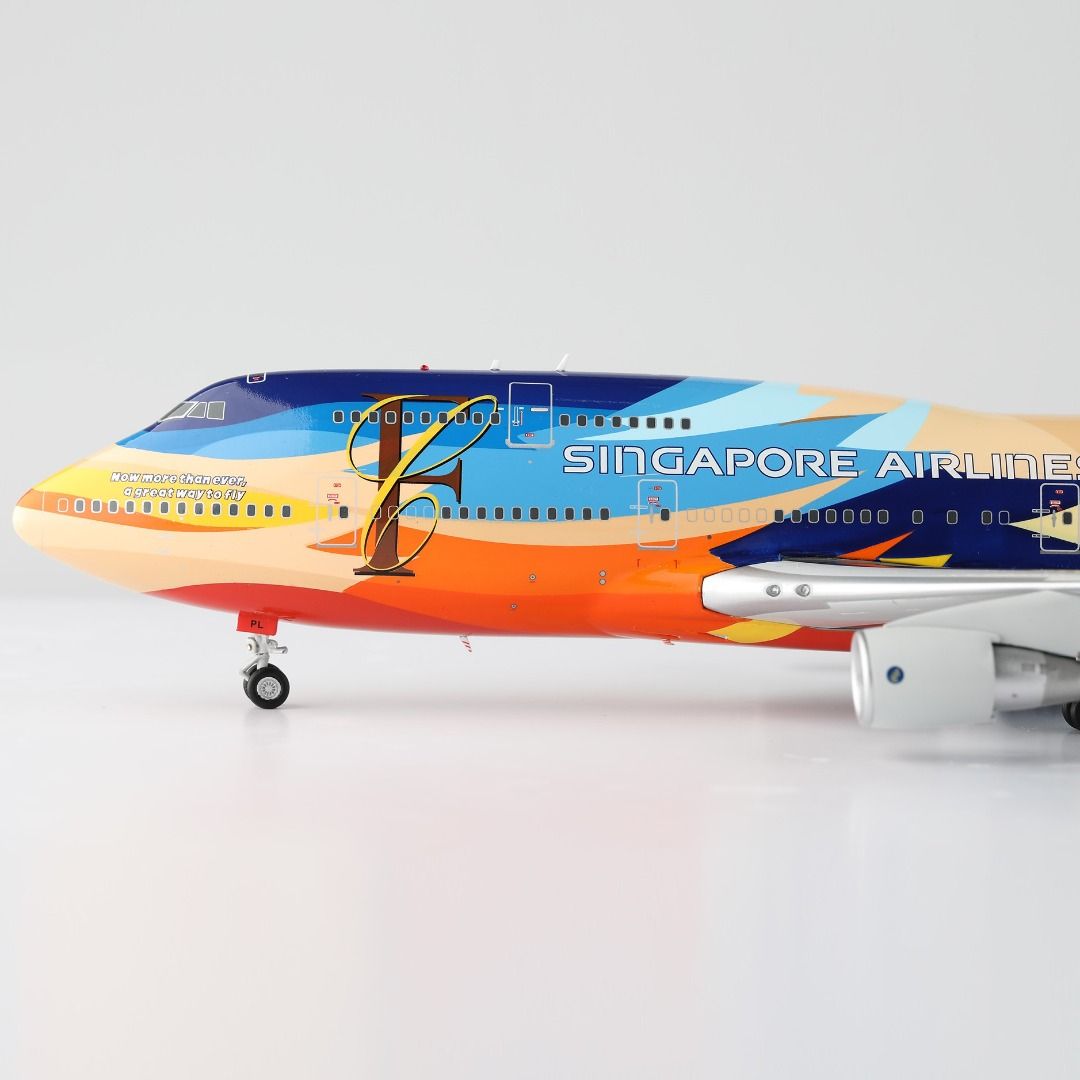 SQ Wings 1:200 シンガポール航空 B747-400 9V-SPK SQ Wings 1:200 Singapore Airlines Boeing B747-400 Diecast