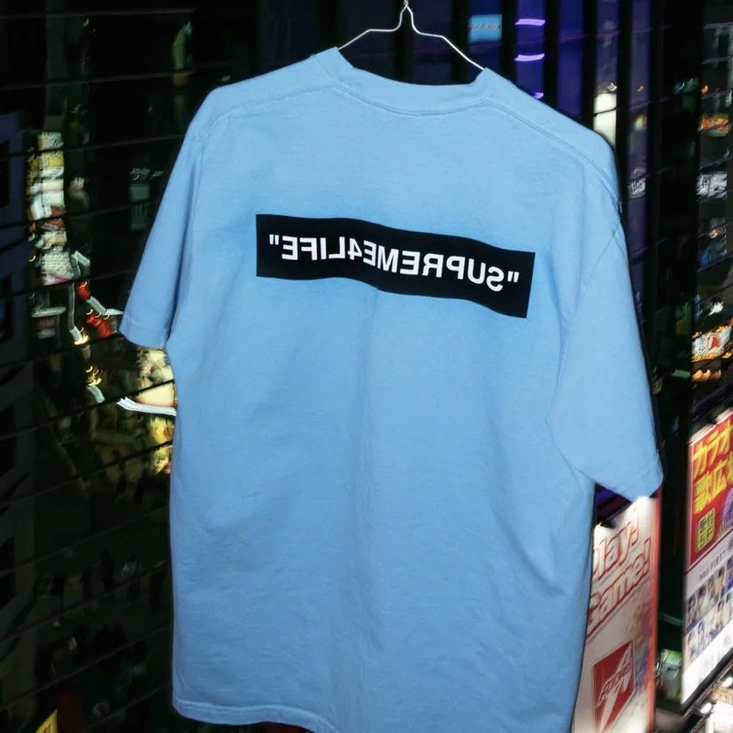 supreme 4 life tee fw 24 week 8 New York Mail direct from supreme Men s Fashion Tops Sets Tshirts Polo Shirts on Carousell