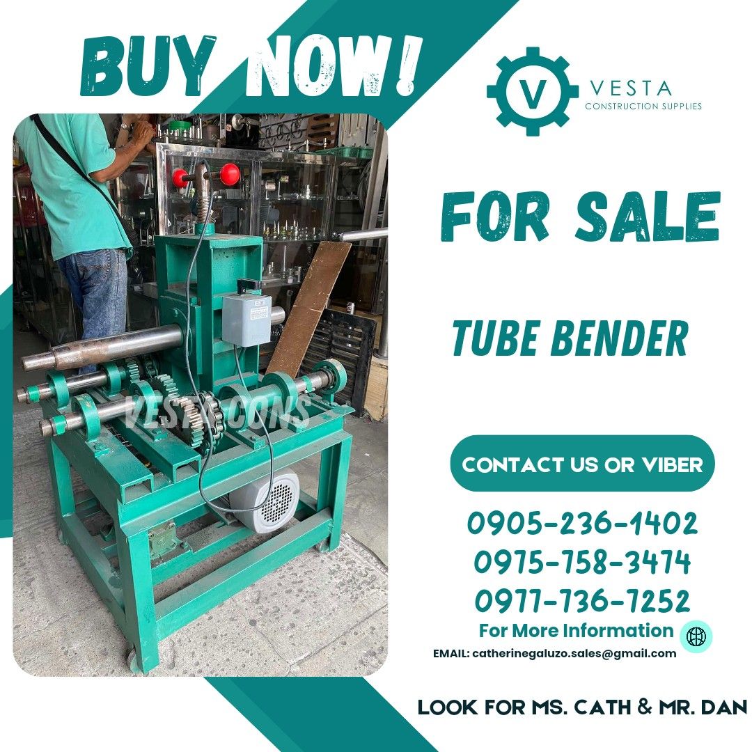 TUBE BENDER (Category: Construction Tools & Equipment) located in Manila. Submitted by cathvesta_sales (Listing ID 1329787948, Image 1). Description: .