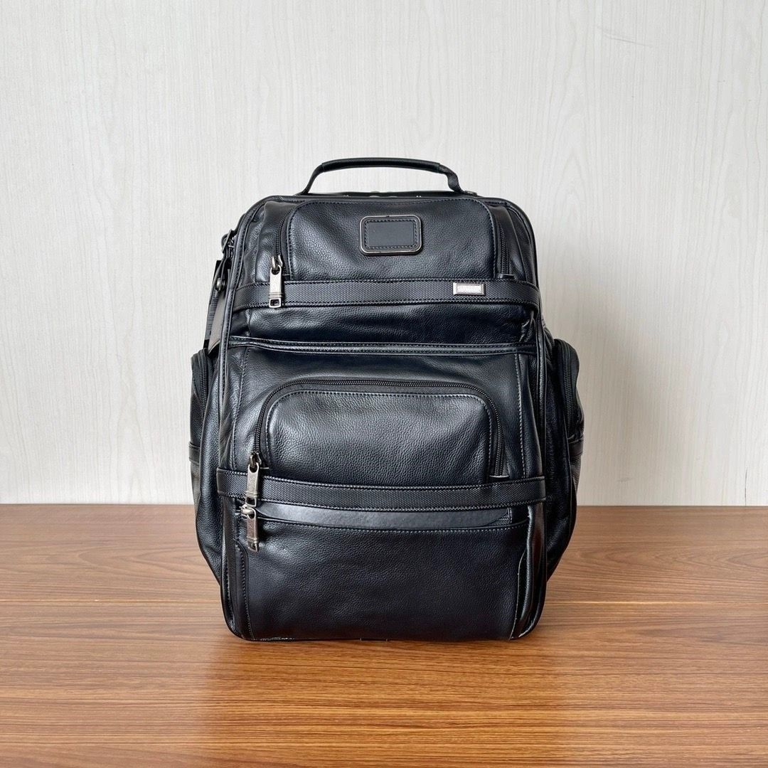 Tumi leather backpack hotsell
