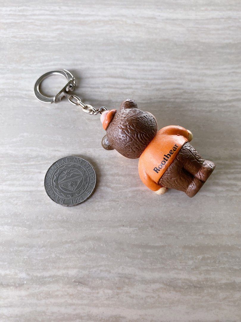 Rooty Keychains (Vintage) A&W Restaurant - The Great Root Bear “Rooty” Mascot ...