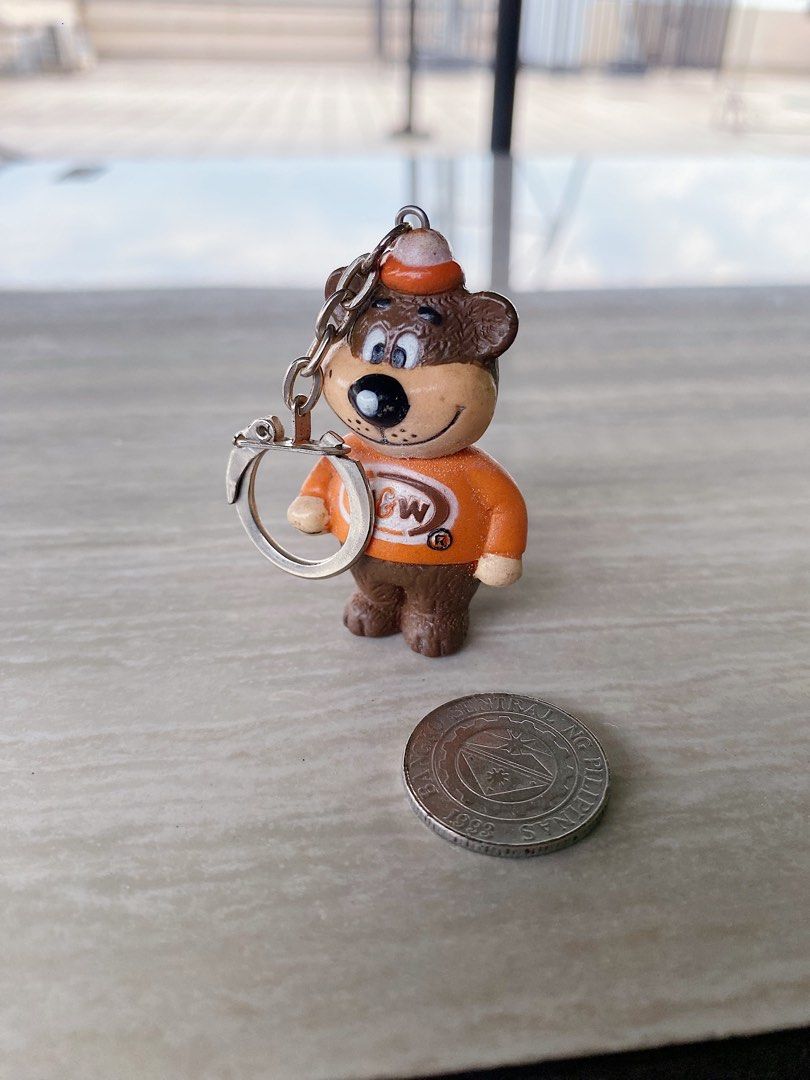 Rooty Keychains (Vintage) A&W Restaurant - The Great Root Bear “Rooty” Mascot ...