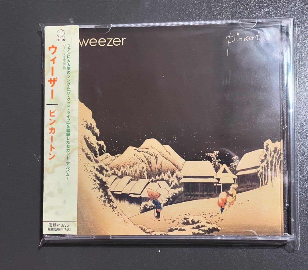 Weezer JPN CD with OBI- Pinkerton (Category: CDs & DVDs) located in Manila. Submitted by fetchrecords (Listing ID 1329810908, Image 1). Description: COMES IN SCRATCH-FREE, BNEW JEWEL CASE.