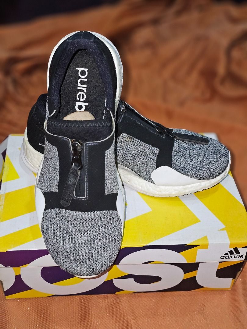 WMNS adidas PureBoost X Trainer Zip Black Silver Metallic BY1671 Women s Fashion Footwear Sneakers on Carousell