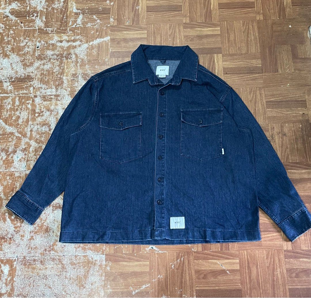 22AW WTAPS WCPO 01 LS COTTON DENIM 03 L｜ファッション
