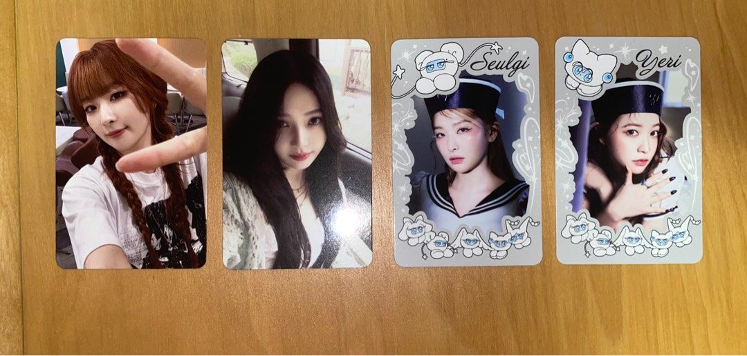 wts red velvet cosmic random trading card set (a ver & b ver