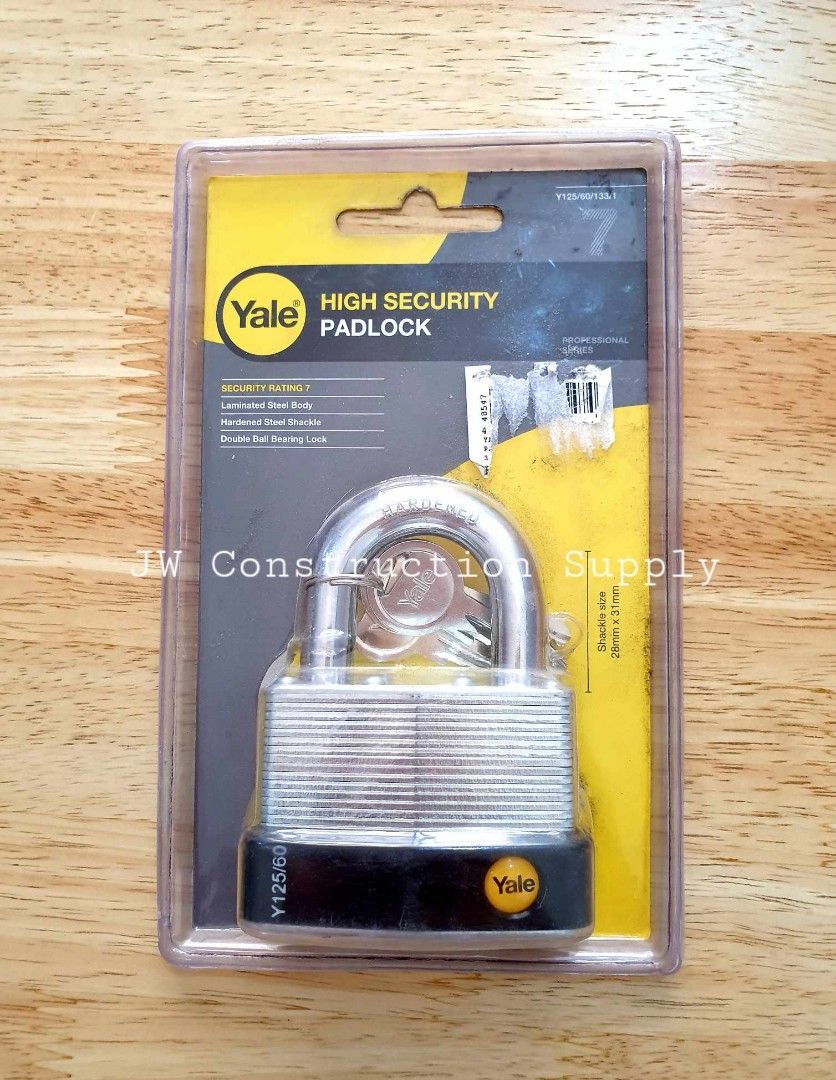 Yale High Security Padlock Y125/60 (Category: Locks, Doors & Gates) located in Caloocan City. Submitted by chennica28 (Listing ID 1329803063, Image 1). Description: .