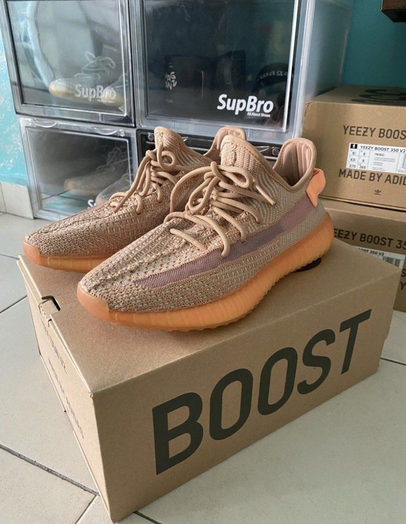 Yeezy Boost 350 V2 Clay Men s Men s Fashion Footwear Sneakers on Carousell