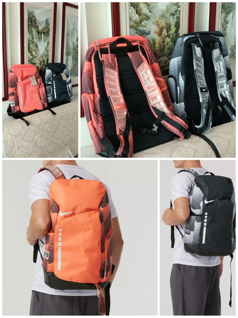 2024 new design brand new authentic Nike Hoops Elite Printed Backpack 32L Nike backpack.Pickleball bag Badminton racket.basketball bag. School