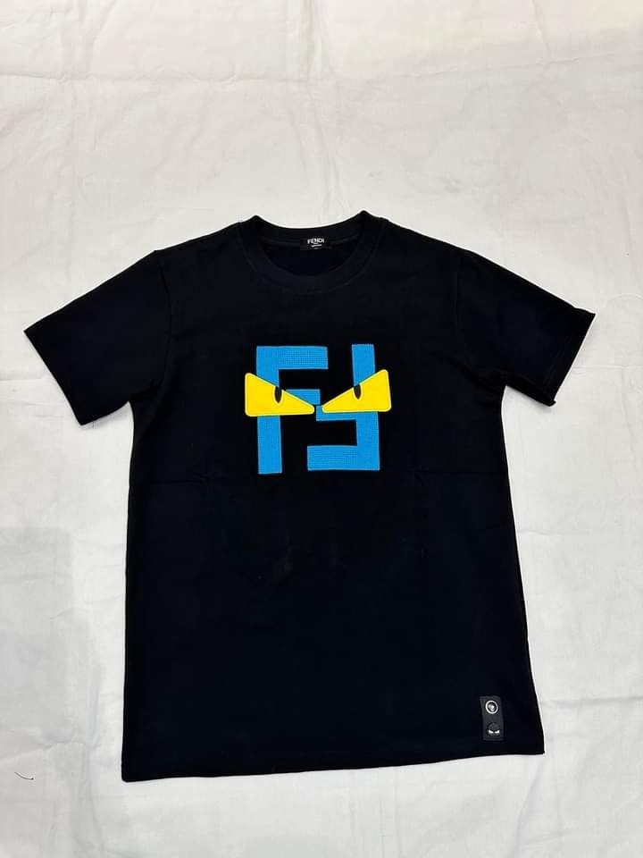 Fendi Monster FF Logo Tshirt Luxury Apparel on Carousell